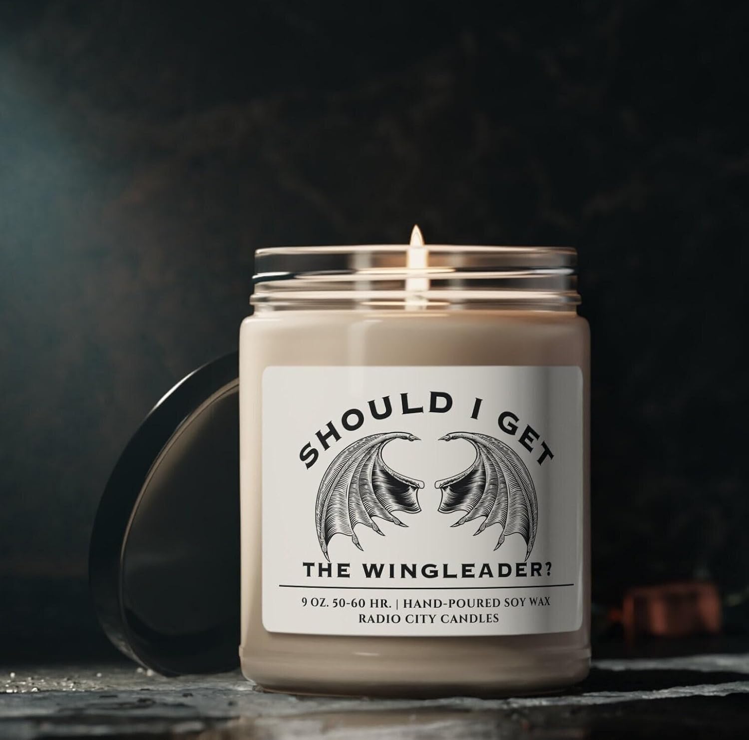 Should I Get The Wingleader Candle Fourth Wing giftt Candle Xaden Riorson Literary Candles Book Lovers Fourth Wing Merch Candle Funny 9oz Candle, Scented Soy Candle, Home Decor Candle