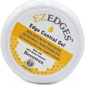 Edge Control Gel | Super Shine & Moisture | Flake-Free, Non-Sticky & Non-Greasy | Excellent for Hair Braiding