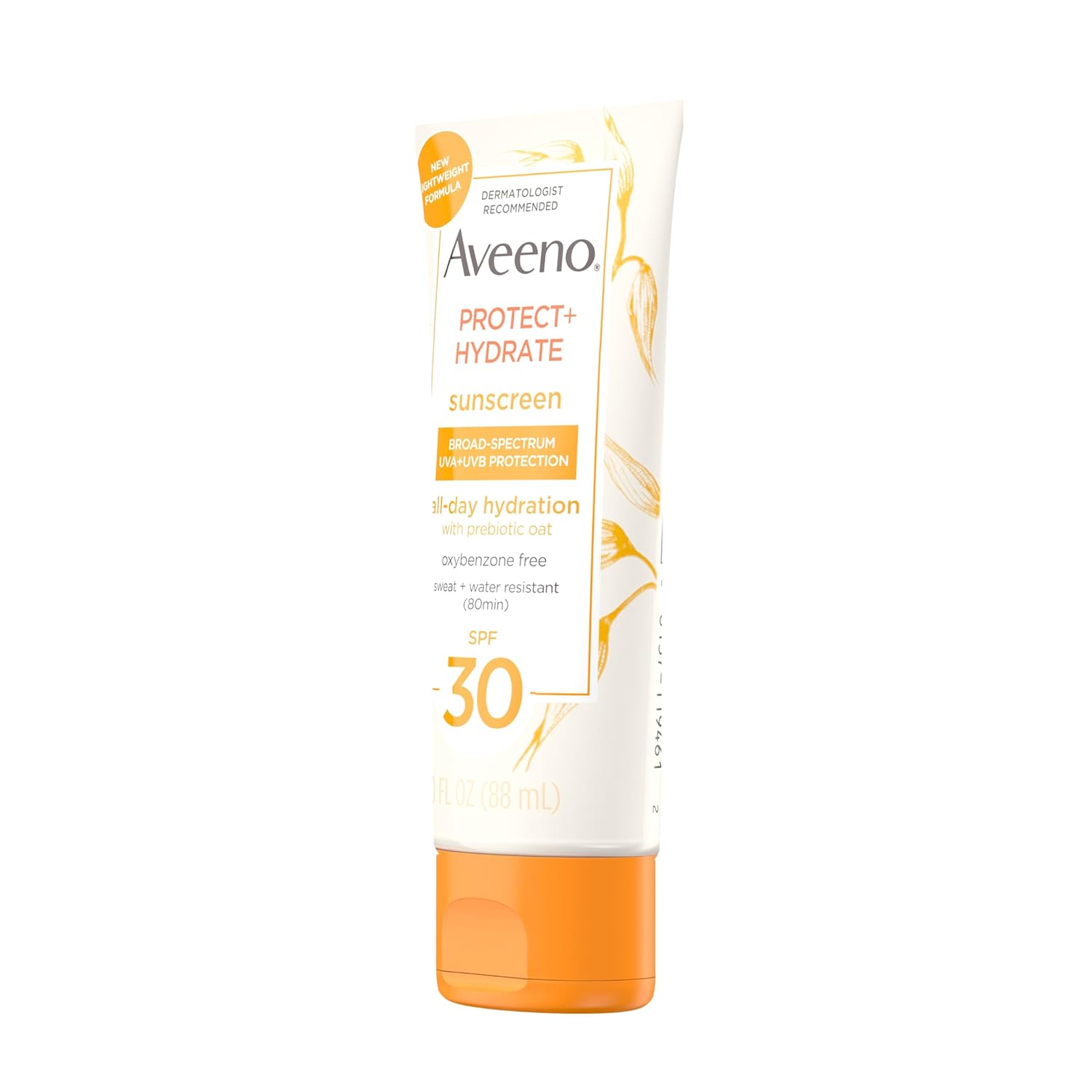 Aveeno Protect Hydrate SPF 30 Moisturizing Body Sunscreen Lotion 3.0 fl oz Oil-Free - Image 5