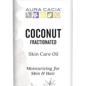 Aura Cacia Fractioned Coconut Oil Skin Care Oil, 4 Fl Oz