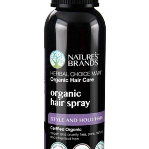 Hair Spray Organic by Herbal Choice Mari (2 Fl Oz Bottle) - No Toxic Synthetic Chemicals