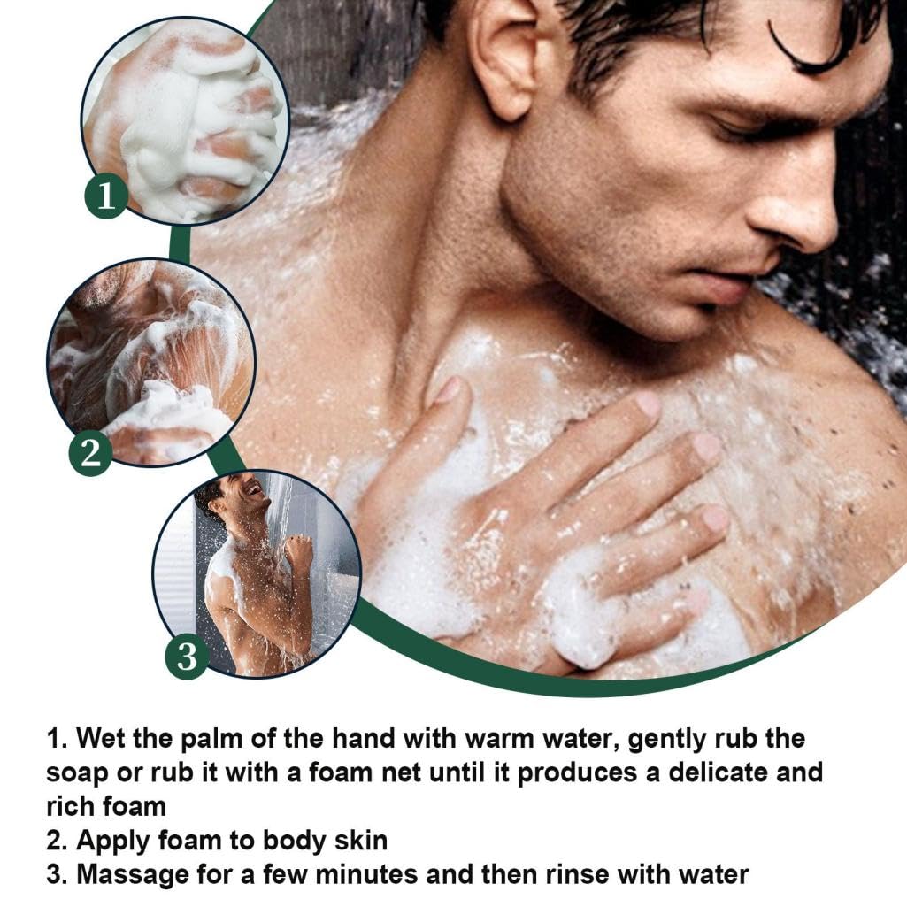 Acidified Body Cleansing Bar - 24 Hour Odor Control - Removes Odor Better than Soap - Moisturizing Formula - Image 7