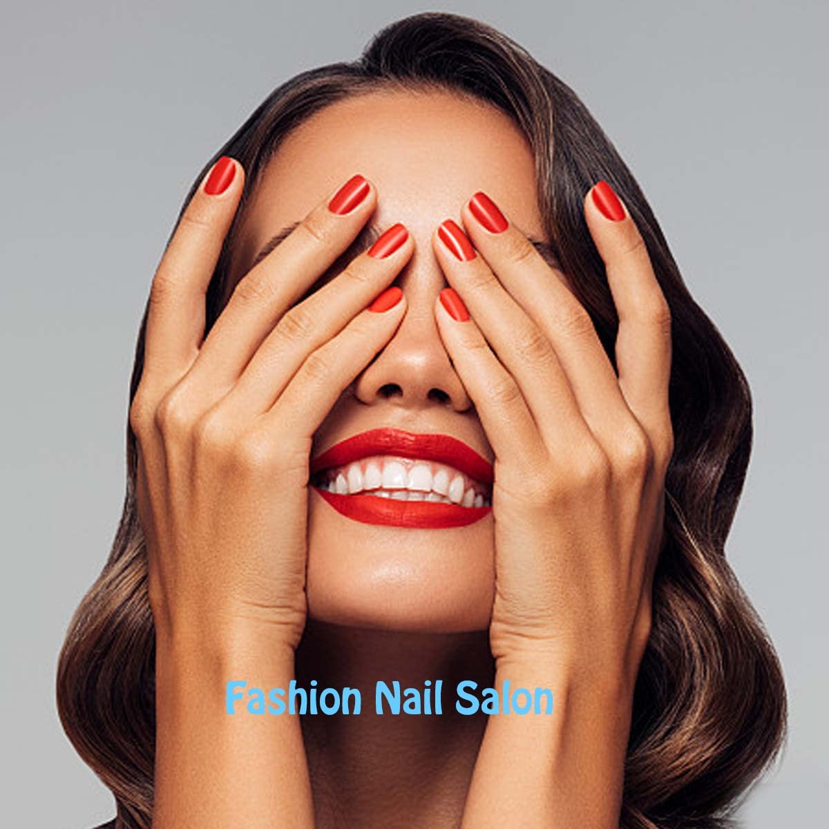 Matte Pink Long Square Press-On Nails with Acrylic Fantasy Designs and Glue - Image 6