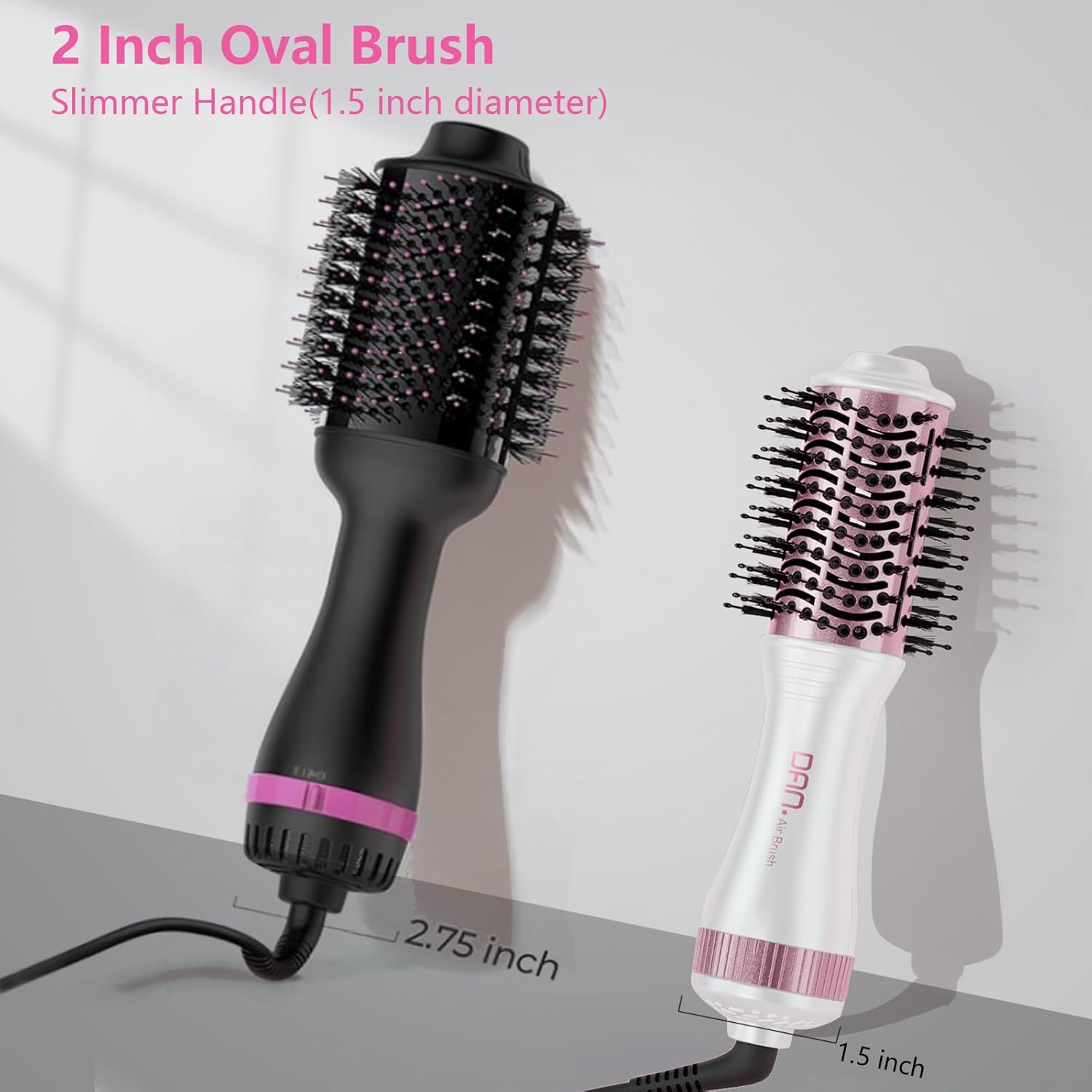 4-in-1 Dual Voltage Travel Hair Dryer Brush and Styler Volumizer - Compact Design - Image 5