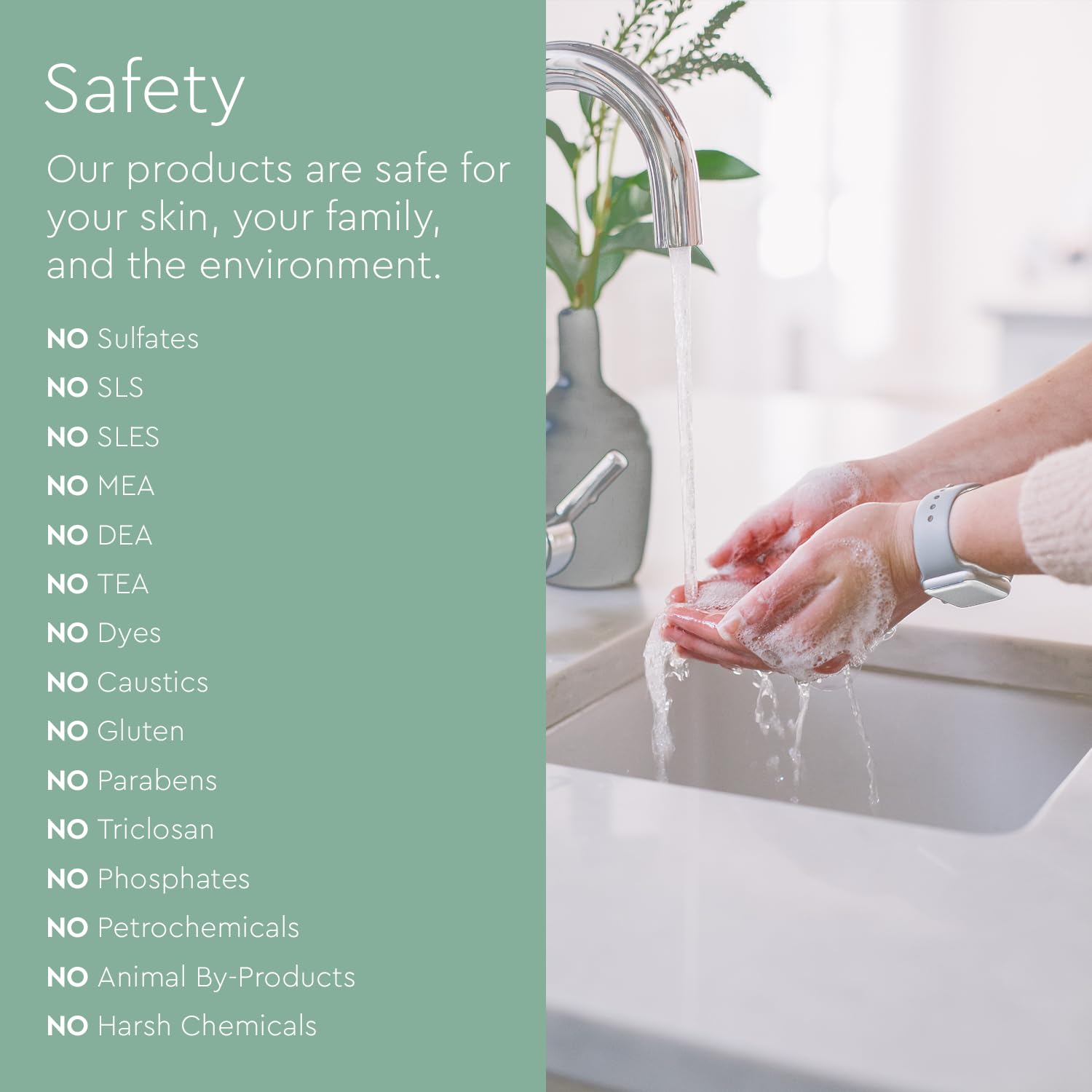 Puracy Organic Hand Soap, For the Professional Hand Washers We've All Become, Moisturizing Natural Gel Hand Wash Soap, Liquid Hand Soap Refills for Soft Skin 12 fl.oz, Cucumber & Mint - Image 6