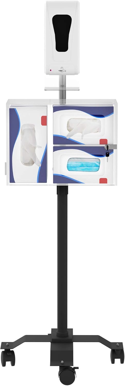 CTA Digital Compact Mobile Sanitizing Station & Automatic Soap Dispenser - Image 5