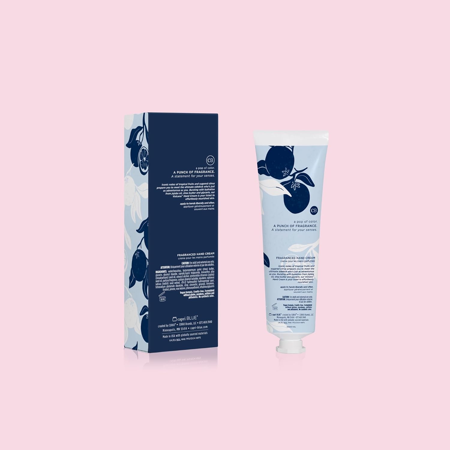 Capri Blue Moisturizing Hand Cream Travel Size – Flora Edit Collection – Nourishing Hand Cream for Dry Cracked Hands with Jojoba Oil & Shea Butter – Purse Essentials for Skin Care (Volcano, 3 oz) - Image 6