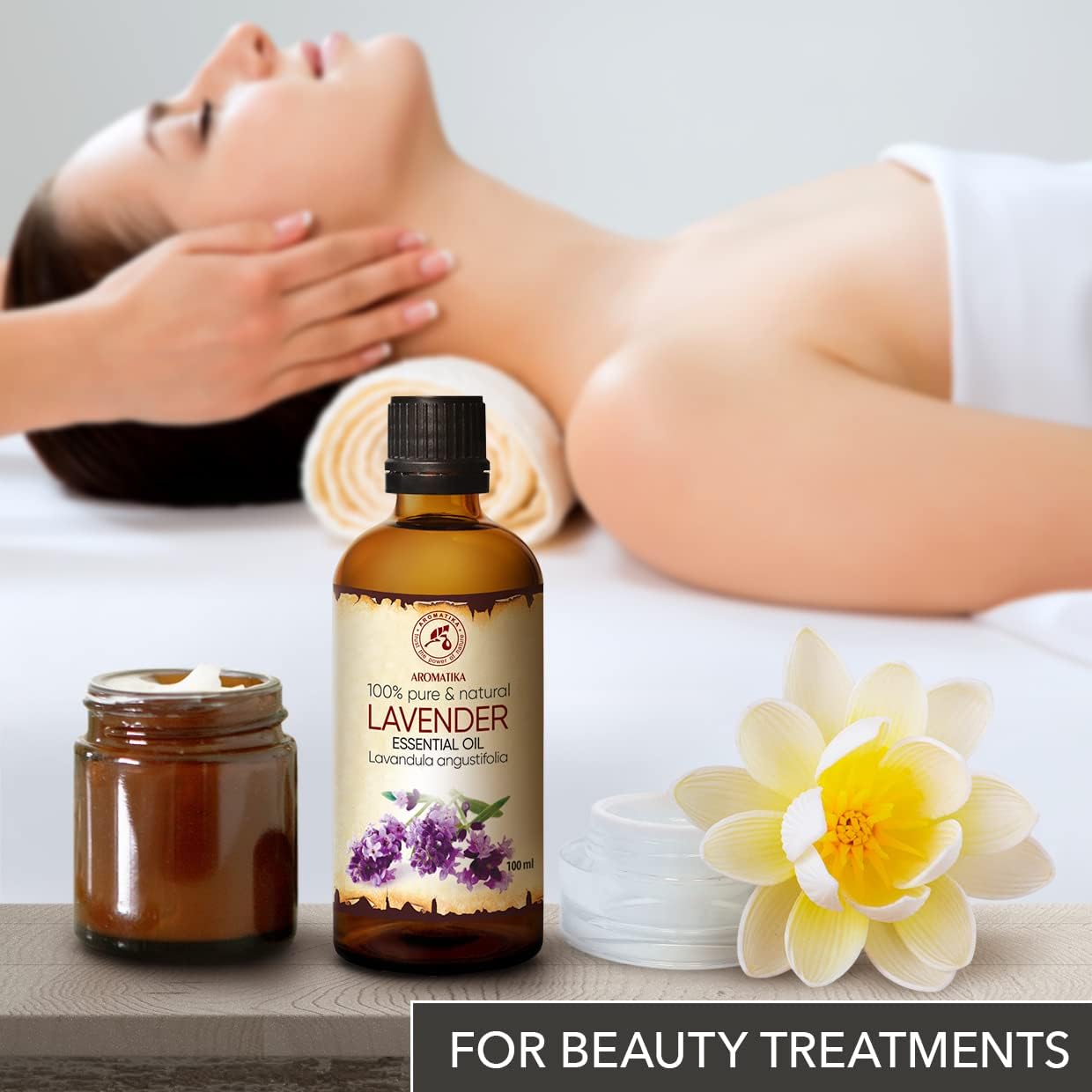 Lavender Essential Oil 3.4 Fl Oz - Lavandula Angustifolia - 100% Pure & Natural use for Tension Relief - Good Mood - Freshen Rooms - for Bath - Sauna - Scented Oils - Image 6