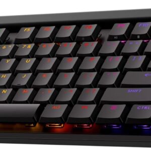Logitech G515 Lightspeed TKL Low Profile Wireless Gaming Keyboard, LIGHTSYNC RGB, Thin Tenkeyless Design, Double-Shot PBT Keycaps, Linear (Red) Mechanical Switches - Black