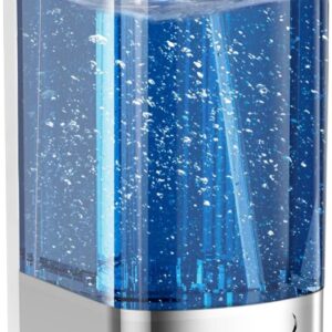 SVAVO Wall Mounted Soap Dispenser - Manual Kitchen Bathroom Hand Soap Dispenser with Anti-Leakage Nozzle Container for Liquid/Gel/Shampoo/Shower Gel/Lotion/Cleaner, 17fl.oz/500ml, Chrome&Clarity