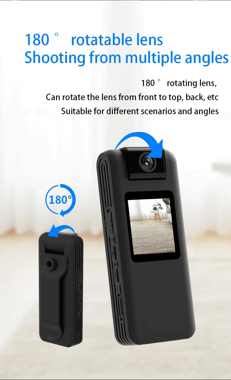 Mini 1080P Portable Wearable Body Camera with 1.3" LCD and Night Vision - Image 3