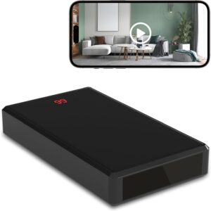 Hidden Camera Portable Charger, Full HD 1080P WiFi Spy Camera, Discreet Wireless Nanny Cam, Mini Secret Security Surveillance for Indoor Outdoor Use - Night Vision