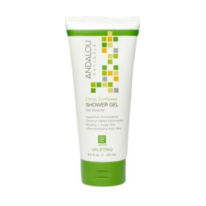 Andalou Naturals Citrus Sunflower Uplifting Shower Gel, 8.5 Ounce