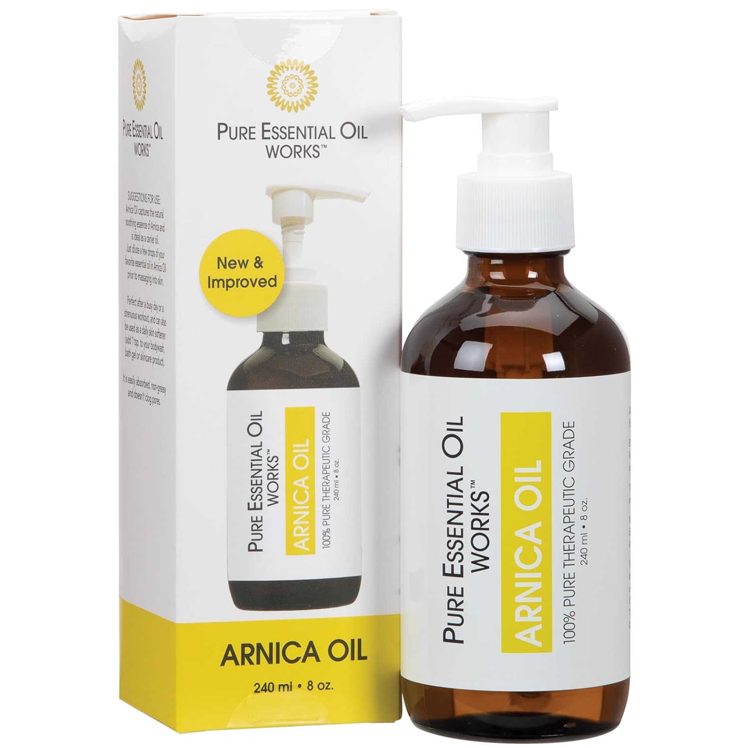 Arnica Oil, 100% Pure, Natural, Paraben-Free, 8 Ounces - Image 4