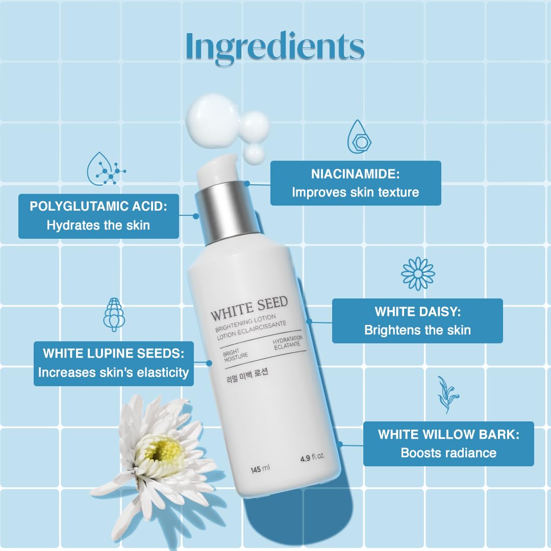 The Face Shop White Seed Brightening Lotion 150ml for Dullness and Dark Spots - Image 4