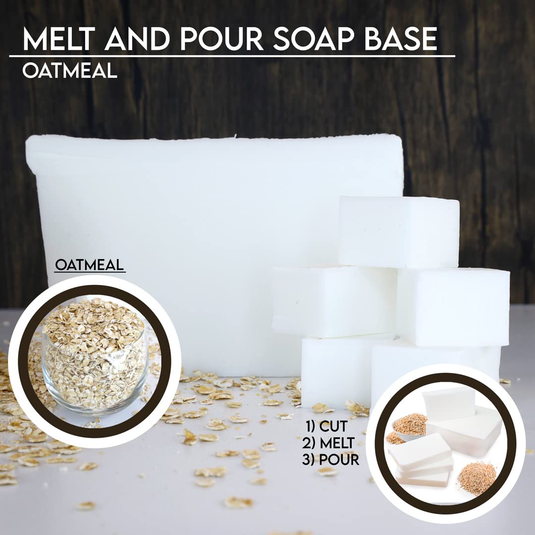 Primal Elements Oatmeal Moisturizing Melt Pour Glycerin Soap Base 2 lb Vegan - Image 6