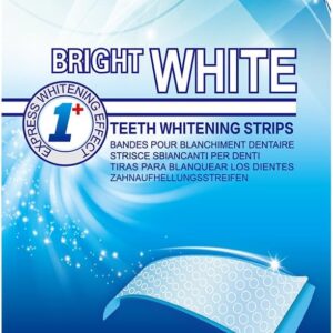 Lovely Smile Premium Line Teeth Whitening Strips - Enamel Safe - White Teeth in 1 Hour - No Slip and No Sensitivity - Dental Whitener Kit by Ray of Smile (28 Strips/Mint)