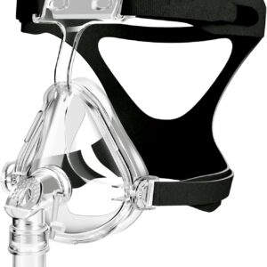 Cushion-Flex TM Nasal CPAP Mask Sleep Apnea - CPAP Mask Full Face - Includes Headgear, Frame, Elbows and Soft Sleeve - Reusable CPAP Supplies