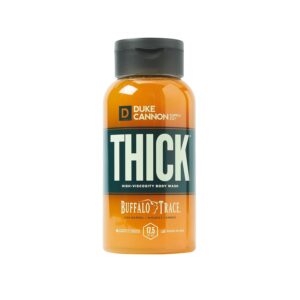 Duke Cannon THICK High Viscosity Body Wash - Bourbon Oak Barrel Scent, 17.5oz - 3X Thicker, Plant-Based, Mineral-Enriched Body Wash for Men with Woodsy Oak & Amber Notes
