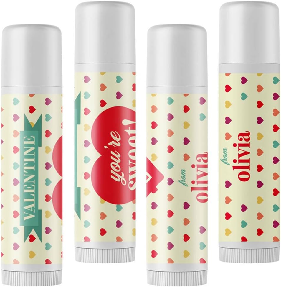20 Pcs Custom Waterproof Lip Gloss Balm Tube Stickers Labels, 45x52mm - Image 2