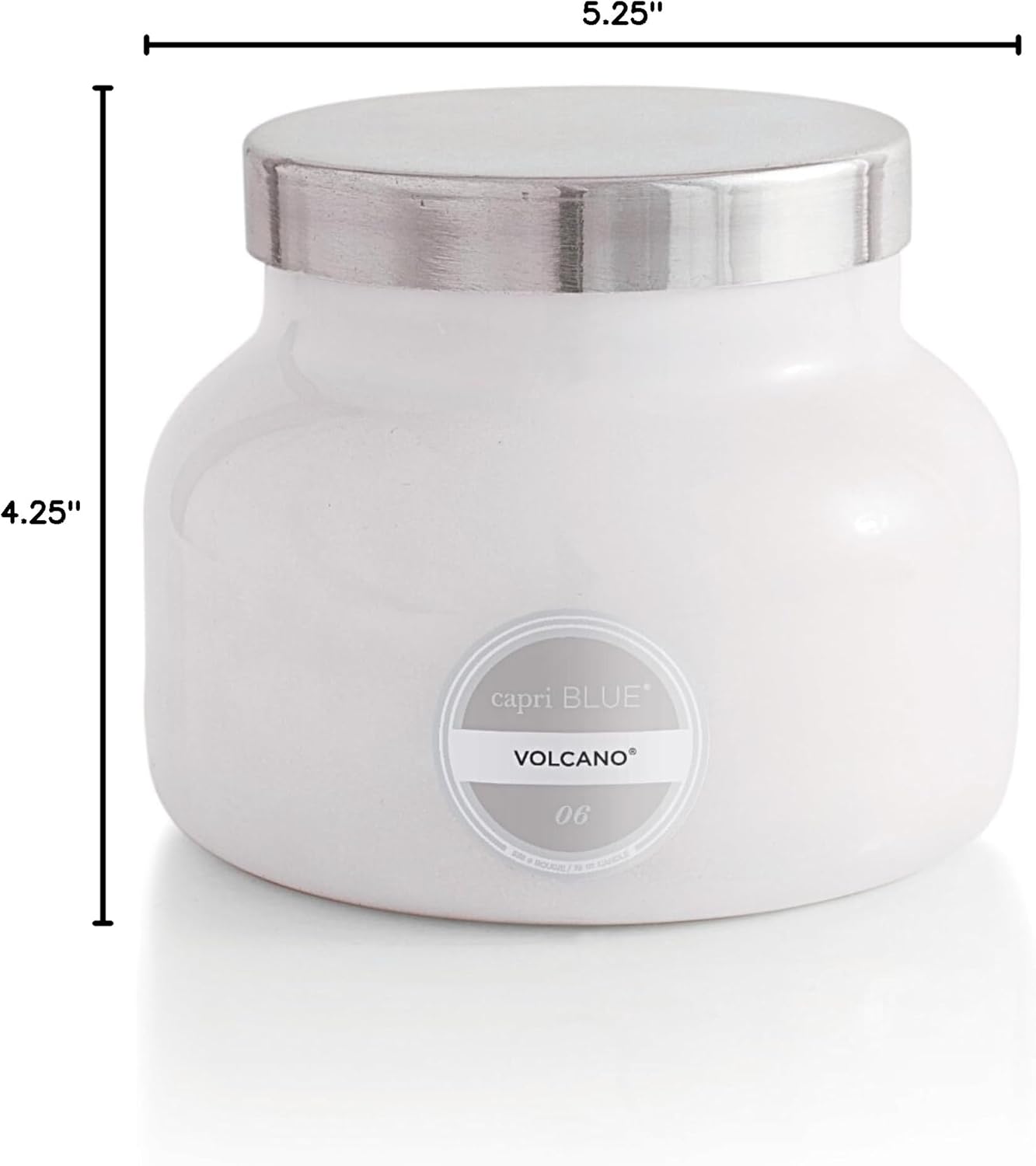Capri Blue Volcano Scented Candles - Luxury Glass Jar Candles for Home Scented with Tropical Fruit & Sugared Citrus - Soy Wax Blend - Capri Blue Volcano - White Color (19 oz) - Image 8