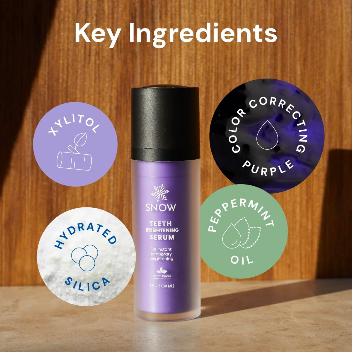 SNOW Teeth Brightening Purple Serum | Gentle & Enamel Safe Instant Brightening for Brighter Smile | Dental Care, Hygiene, & Tooth Care Bright Smile for Events Daily Confidence 2 Month Supply - Image 5
