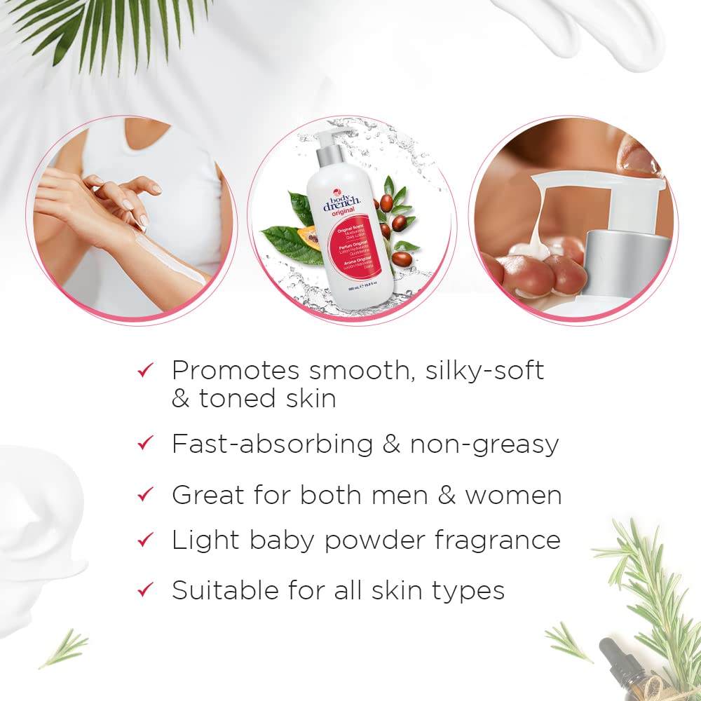 Body Drench 16.9 oz Moisturizing Lotion for All Skin Types - Image 4