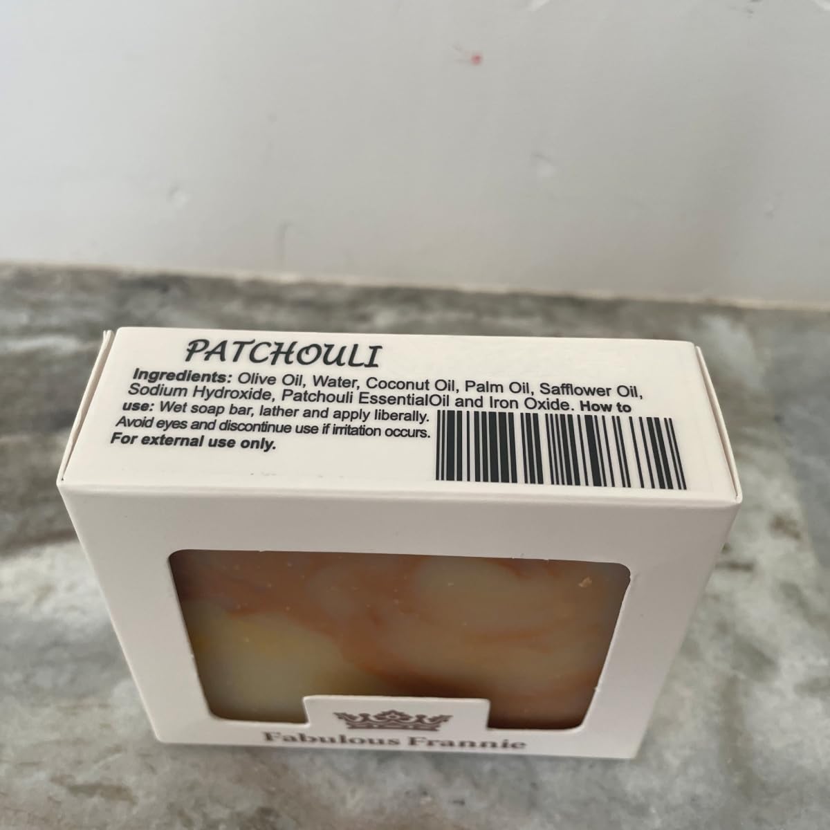 Fabulous Frannie Patchouli All Natural Herbal Soap 4 oz Made with Pure Essential Oils - Image 5