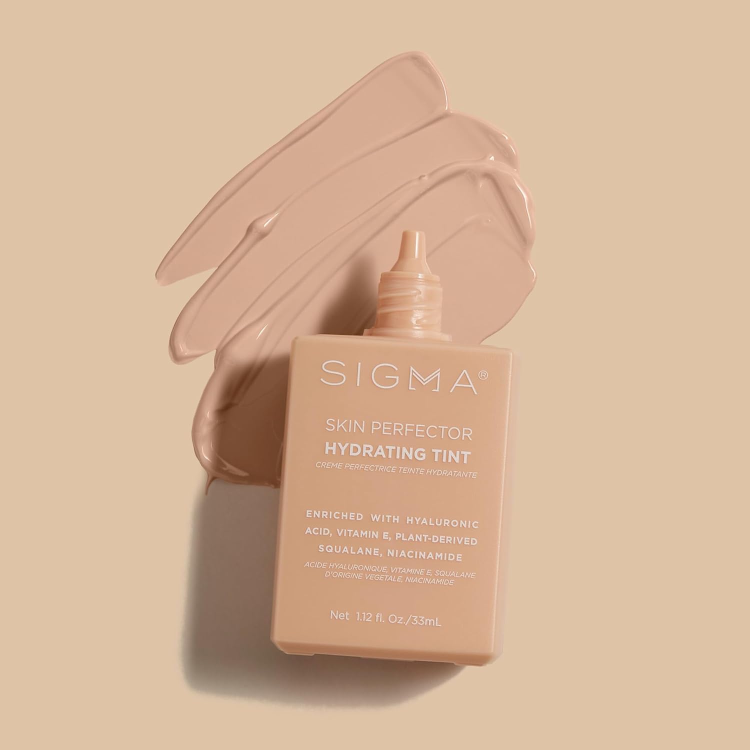 Sigma Beauty Skin Perfector Light Beige Hydrating Skin Tint Foundation 1.12oz New - Image 2