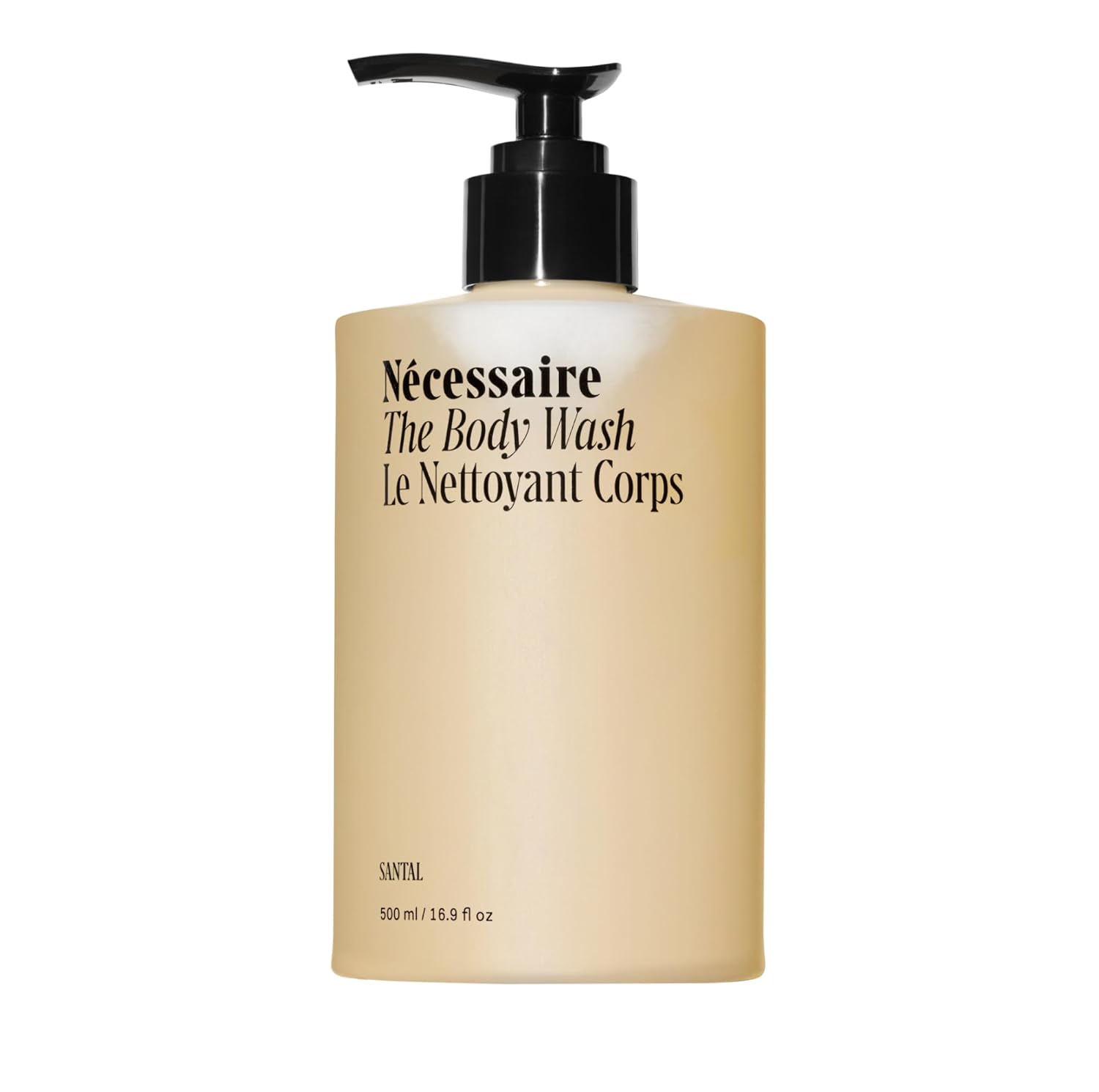 Nécessaire The Body Wash Santal. Natural Body Wash for Women & Men, Therapeutic Shower Gel with Epsom Salt + Minerals. Gel Cleanse,16.9 fl oz.