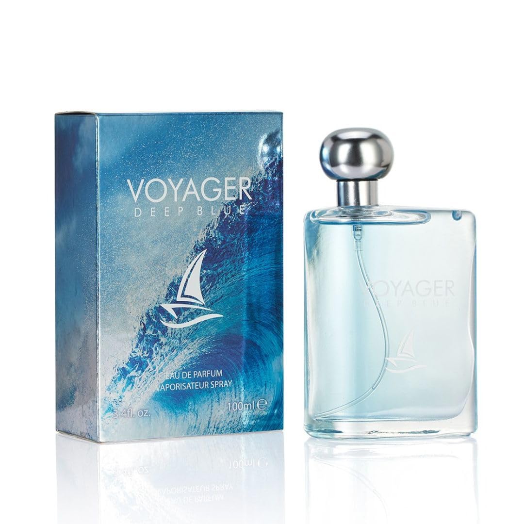 Eau de Parfum for Men - 3.4 fl oz Long-Lasting Cologne for Men with Woody, Spicy, and Fresh Notes | Premium Cologne for Casual, Office, and Evening Wear - Gift for Him