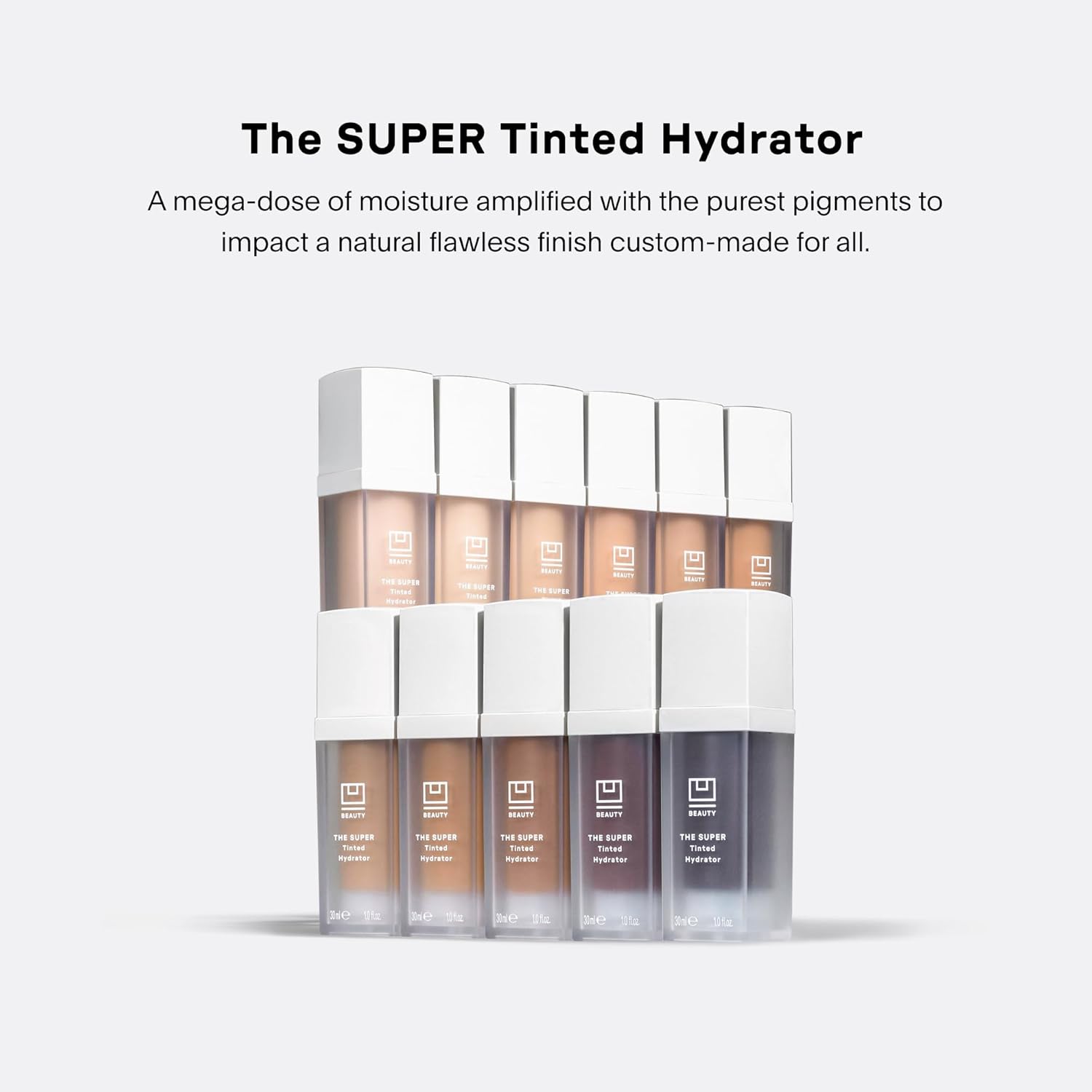 U Beauty The Super Tinted Hydrator Hyaluronic Acid Moisturizing Cream - Mega-Dose Skin Hydrator for Supple, Smooth, and Softer-Looking Skin For Up To 48 Hours - Shade 4-1.0 oz - Image 2