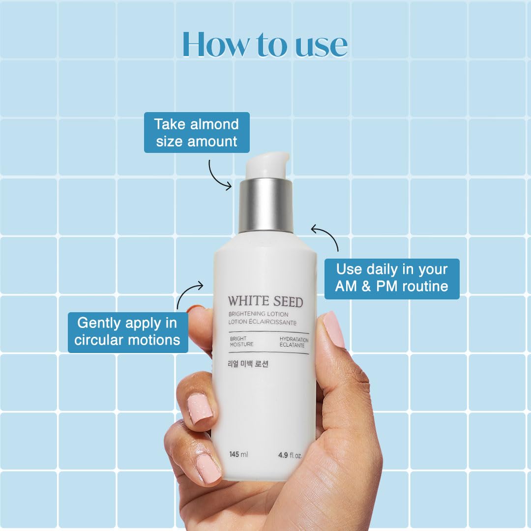 The Face Shop White Seed Brightening Lotion 150ml for Dullness and Dark Spots - Image 5