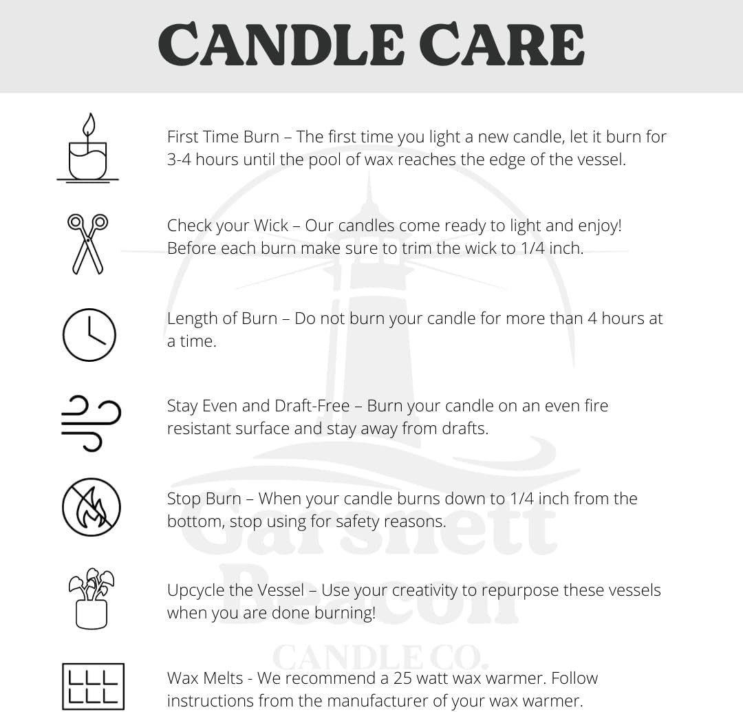 Kettle Corn Candle | Caramel, Sea Salt, Popcorn Scented Candle | Great for Home, Office | 100% Natural Soy Wax - 40+ Hour Burn Time | Handcrafted by Garsnett Beacon Candle Co. in The USA - Image 7