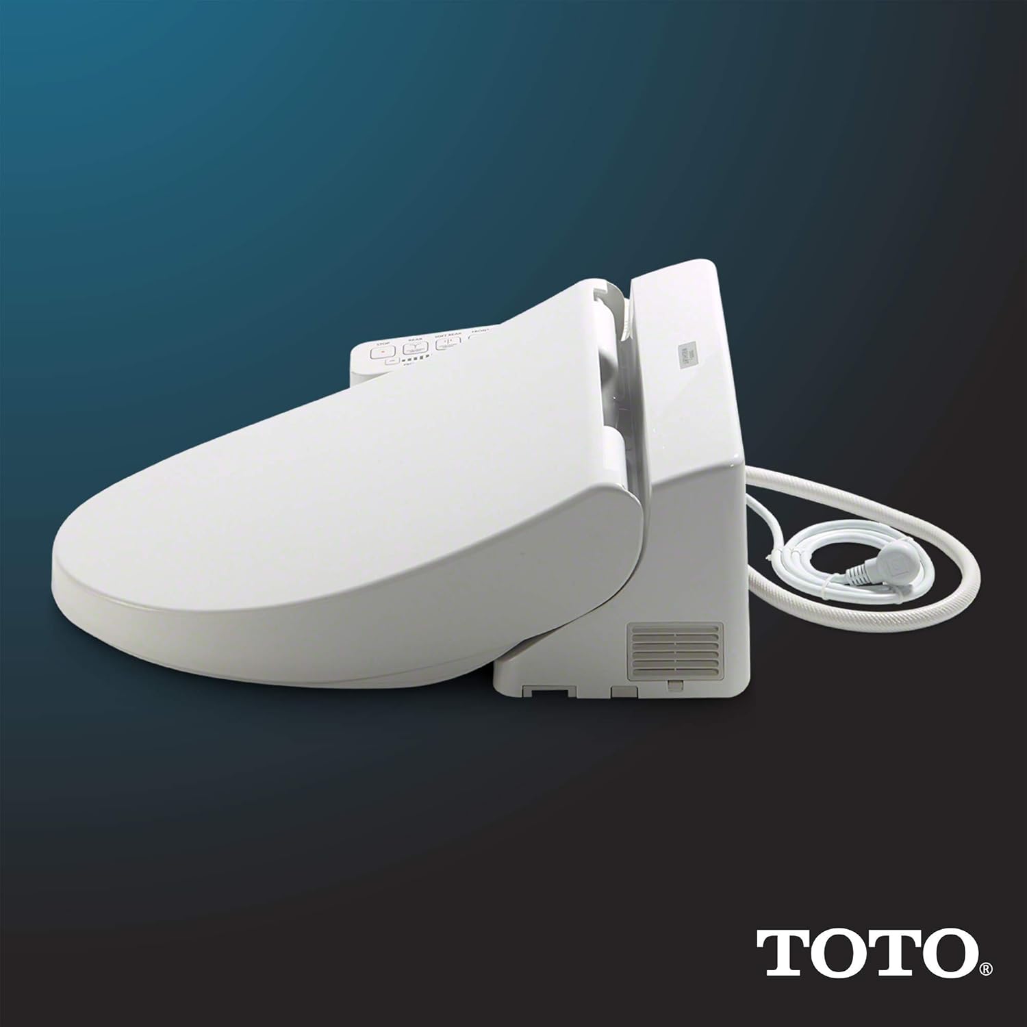 TOTO SW2034#01 C100 Electronic Bidet Toilet Cleansing Water, Heated Seat, Deodorizer, Warm Air Dryer, and PREMIST, Elongated, Cotton White - Image 17