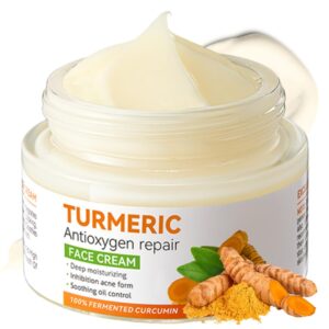 Turmeric Face Cream for Face & Body - Facial Moisturizer for Women - Lightweight Skin Moisturizer for Dry Skin - Hydrates,Soothes,Fights Acne,Anti Aging Cream for Face Care