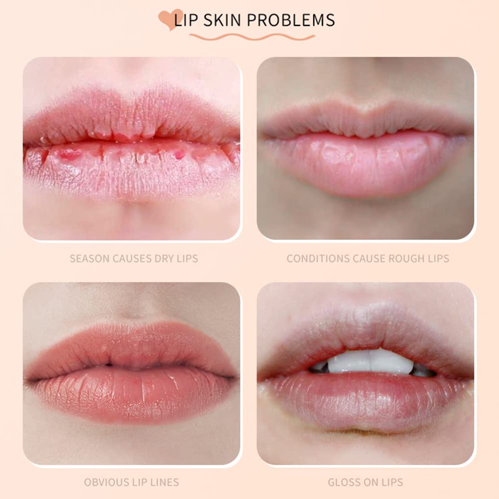 4-Piece Organic Fruit Lip Balm Set: Long Lasting Moisturizer, Citrus, Peach, Strawberry, Cantaloupe Flavors - Image 4