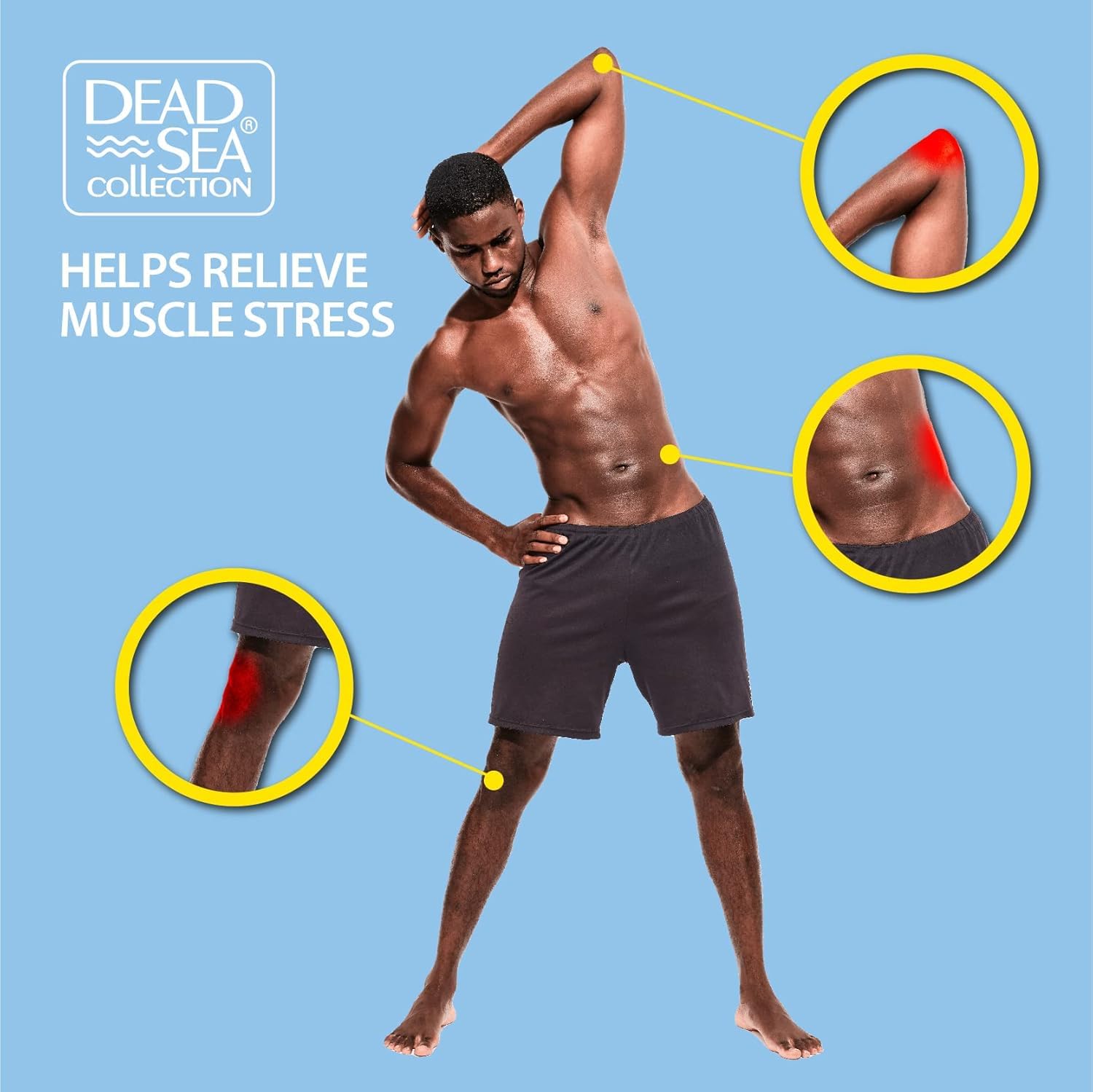 Dead Sea Collection Bath Salts for Men with Sandalwood Oil - Muscle Recovery Bath Soak – Mens Pure Dead Sea Salt for Soothing and Relaxing - 37 Oz - Image 3