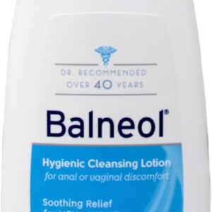 Balneol Hygienic Cleansing Lotion for Women and Men, Soothing Relief to Help With Pain Relief, Itch Relief, and Discomfort for Sensitive Areas, Made in USA, 3 oz