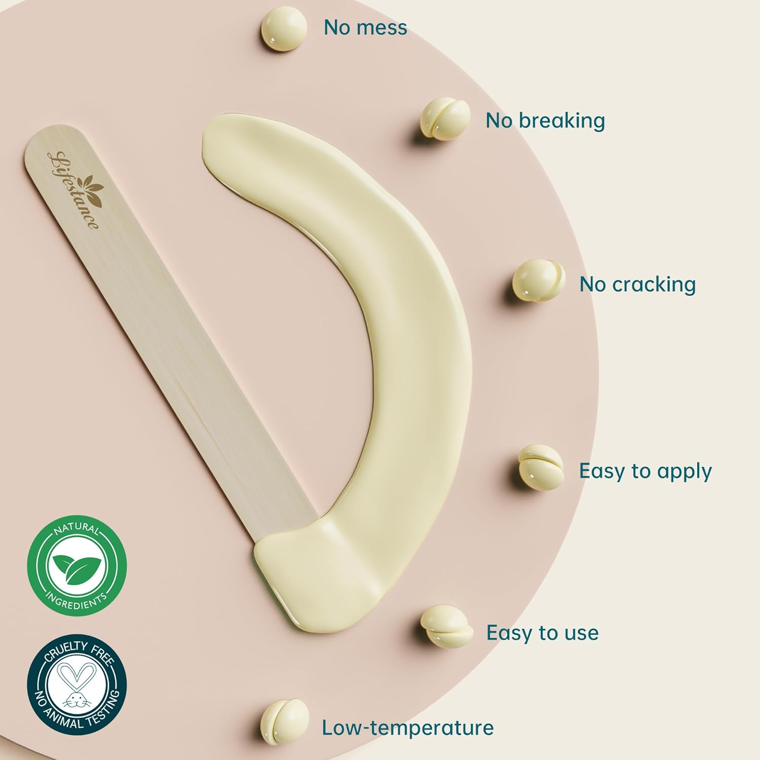 1lb Sensitive Skin Hard Wax Bean Kit for Fine Hair and Facial Areas - Image 5