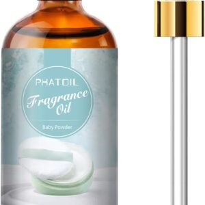 3.38FL.OZ Baby Powder Fragrance Oils for Aromatherapy, Essential Oils for Diffusers for Home, Perfect for Diffuser, DIY Candle and Soap Making, DIY Scented Products - 100ml