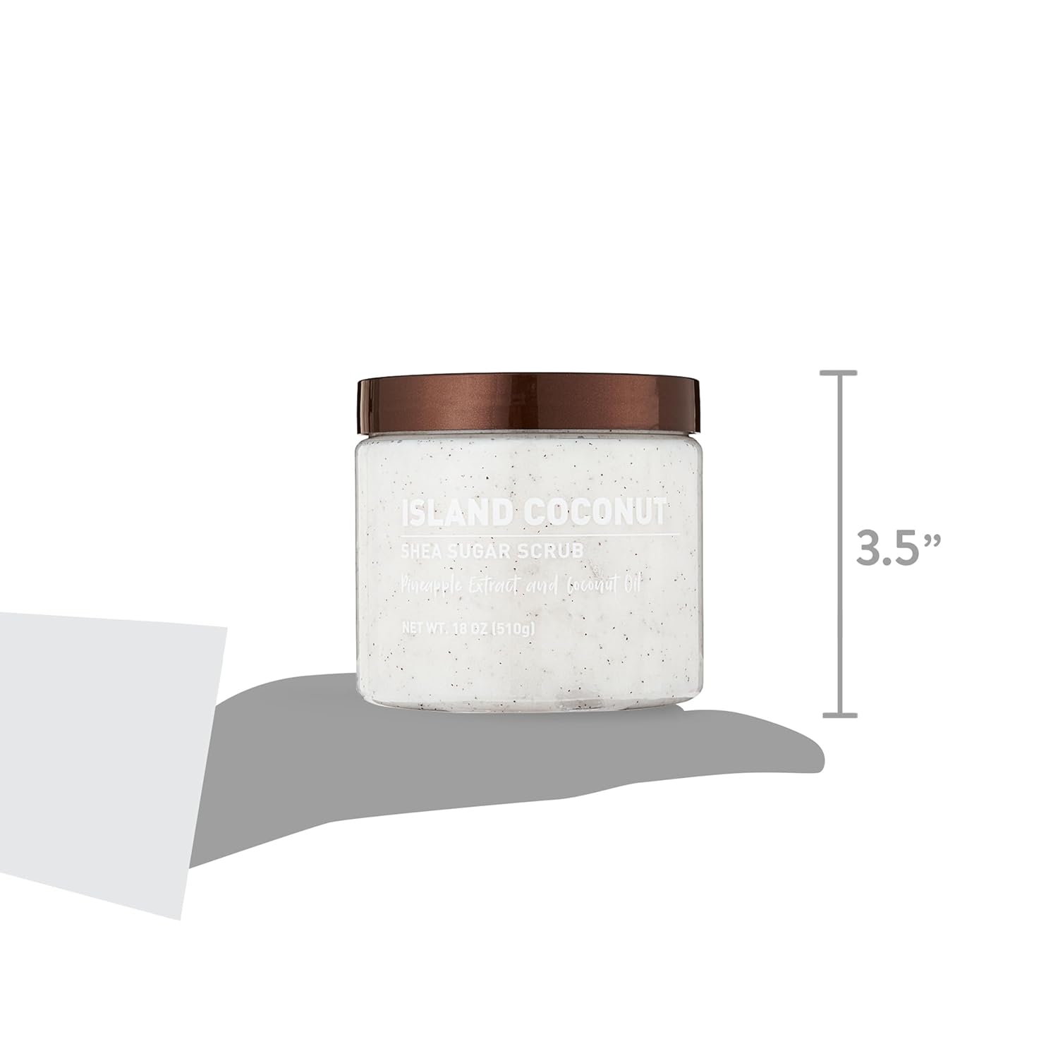 Island Coconut Sugar Scrub – Exfoliating Body Scrub for Women, Moisturizing Shea Butter, Natural Sugar Exfoliant, Hand and Foot Scrub, Paraben-Free, All Skin Types, 18 oz (Pack of 2) - Image 5