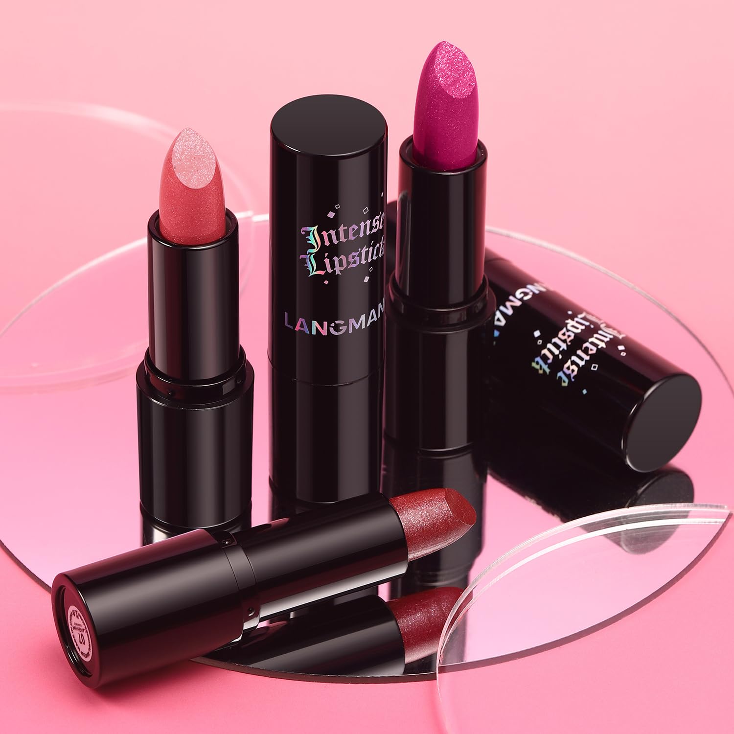 Jolilab Sparkling Lip Gloss, Long Lasting Waterproof Moisturizer Lip Balm Glitter Shimmer Metallic Lipstick, Diamond Shiny Bold Glow Goth Lipstick for Women Girls, Non-sticky (1, 07#) - Image 9