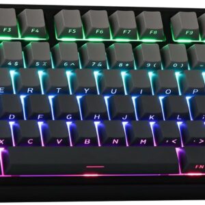 EPOMAKER x Aula F75 Gasket Mechanical Keyboard, 75% Wireless Hot Swappable Gaming Keyboard with Five-Layer Padding&Knob, Bluetooth/2.4GHz/USB-C, RGB (Black Gradient, LEOBOG Reaper Switch)
