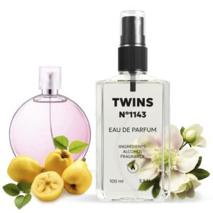 TWINS Impression of Chance Eau Tendre | Perfume for Women Eau de Parfum | No.1143 | 3.4 Fl Oz / 100 ml