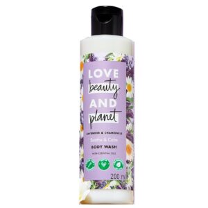 Love Beauty + Planet Lavender & Chamomile Bodywash| Natural Shower Gel for Soft,Smooth Skin,200 ml