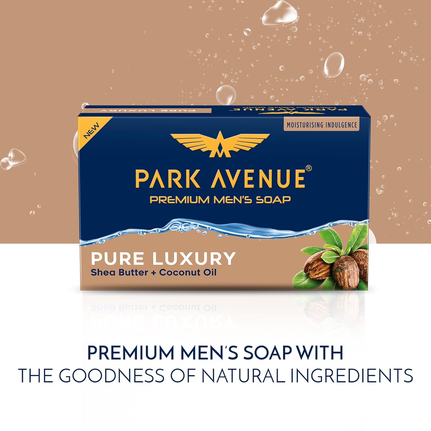 Park..Avenue. Premium Menโs Soaps for Bath โ Pure Luxury | 125g (Pack of 4) | Enriched with Shea Butter & Coconut Oil | Grade 1 Soap | For All Skin Types - Image 2
