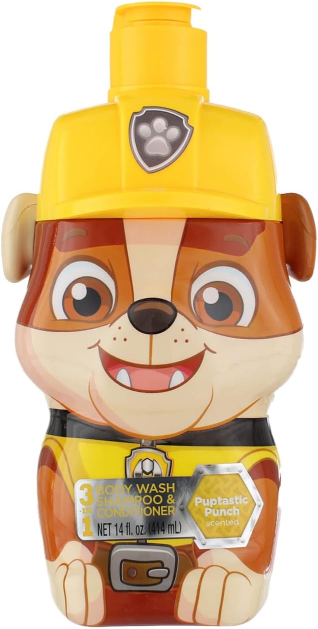 Taste Beauty “PAW Patrol” 3-in-1 Kids’ Shampoo, Kids’ Conditioner, and Kids’ Bodywash, 14 Ounces, (Scent) - Image 2