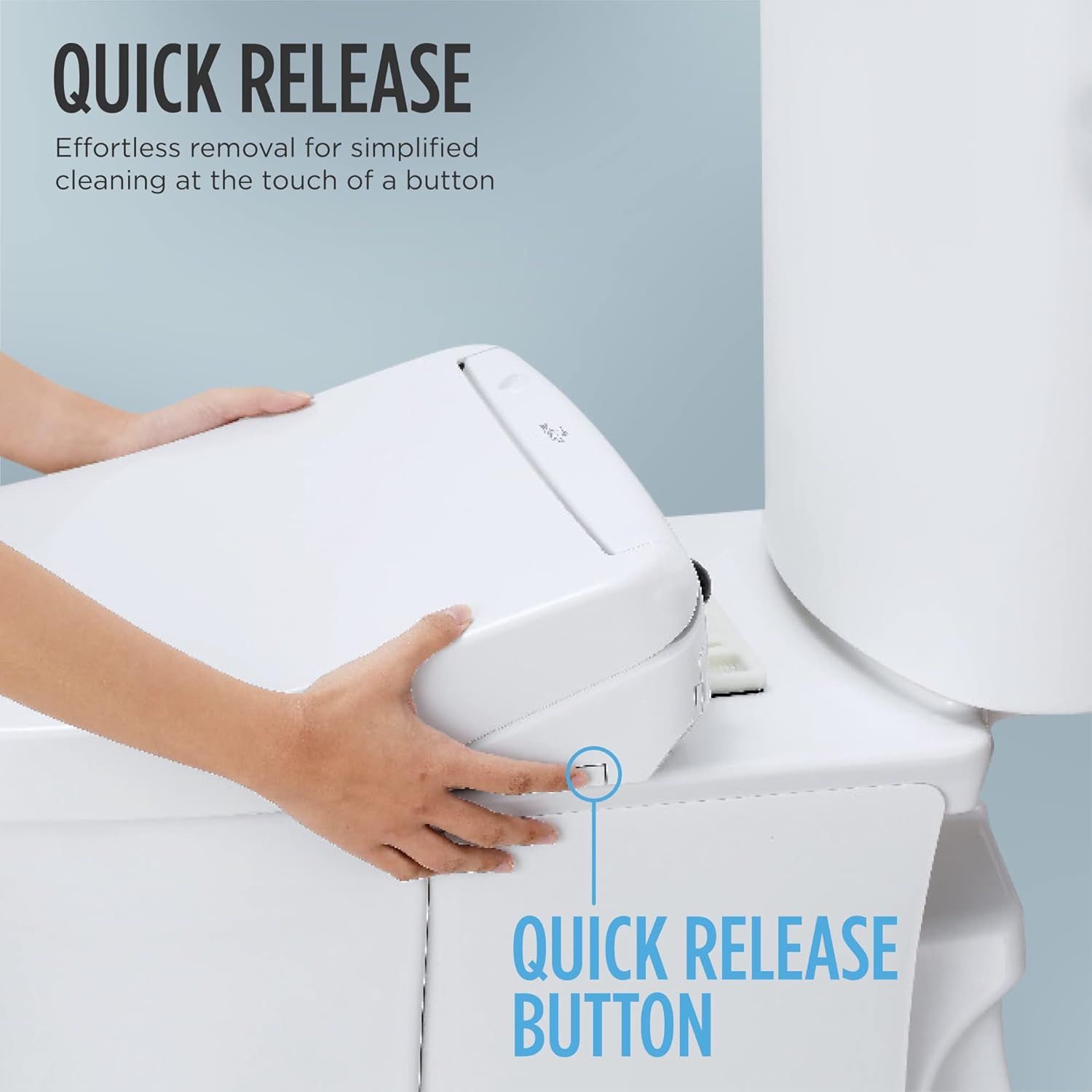 TOTO SW3074#01 WASHLET C2 Electronic Bidet Toilet Seat with PREMIST and EWATER+ Wand Cleaning, Elongated, Cotton White - Image 13