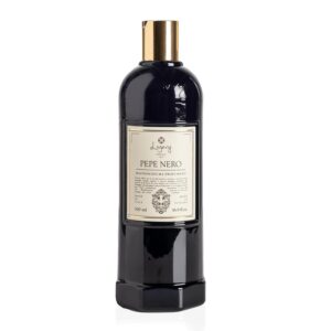 Logevy Pepe Nero Shower Gel โ Indulgent Black Pepper Aroma Made from the Best Skin-Friendly Ingredients, Rich in Nutritional Properties for Rejuvenating, Hydrating, and Soothing Action โ 500ml